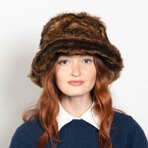 Wyeth by Todd Magill “Chewie” faux fur bucket hat — NWOT